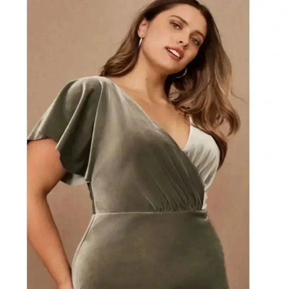 BHLDN Anthropologie New Jenny Yoo Ellis Gown Maxi Dress Bridesmaid Formal - Picture 4 of 15